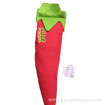 chili shape moon shape catnip toys for cat